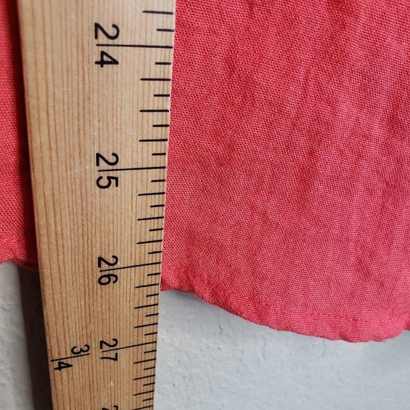 Habitat Coral Button-Front Tunic Size L - Picture 6 of 6